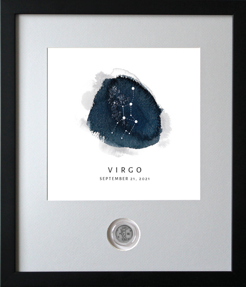 Virgo Zodiac Constellation CoinArt